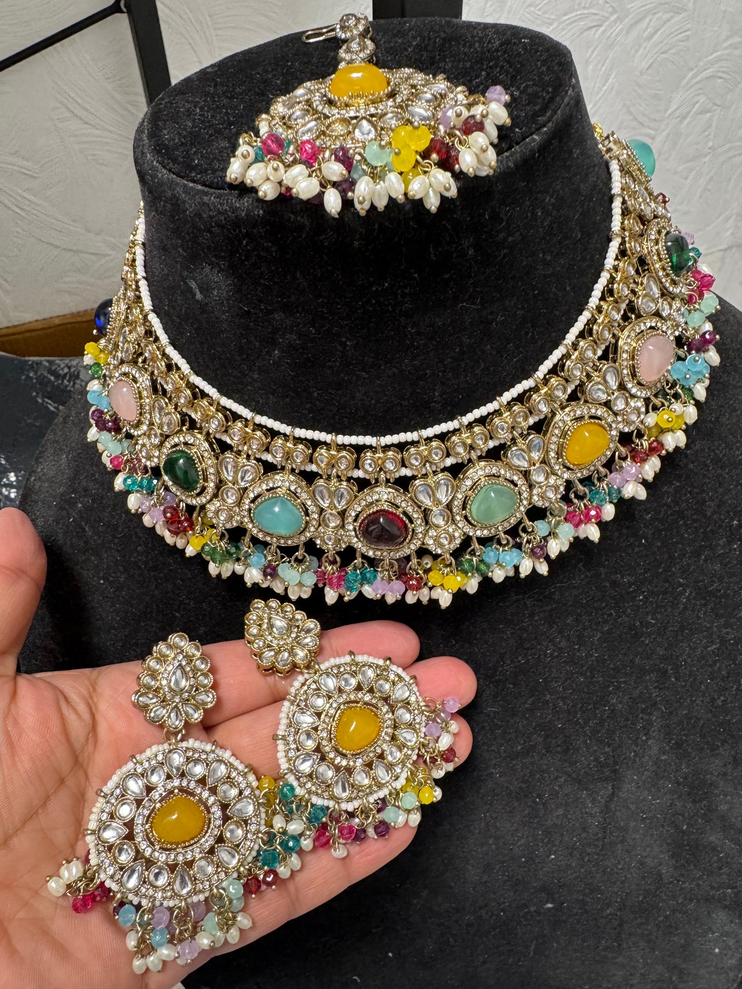 Bollywood Indian Pakistani Afgani jewellery set
