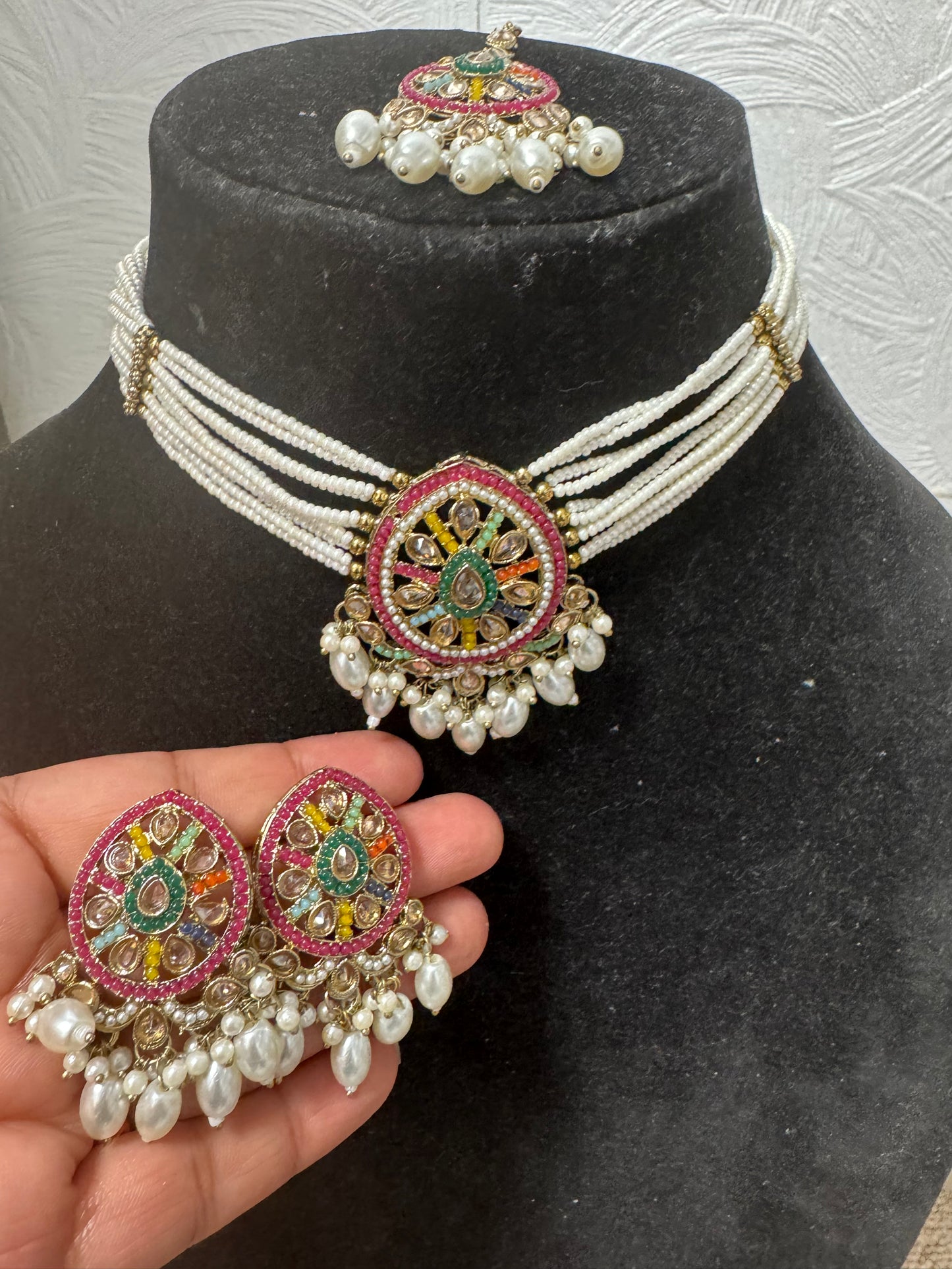 Bollywood Indian Pakistani jewellery set