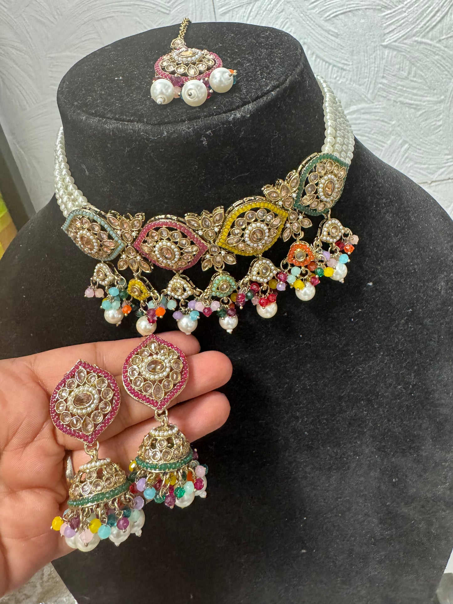 Bollywood Indian Pakistani jewellery set