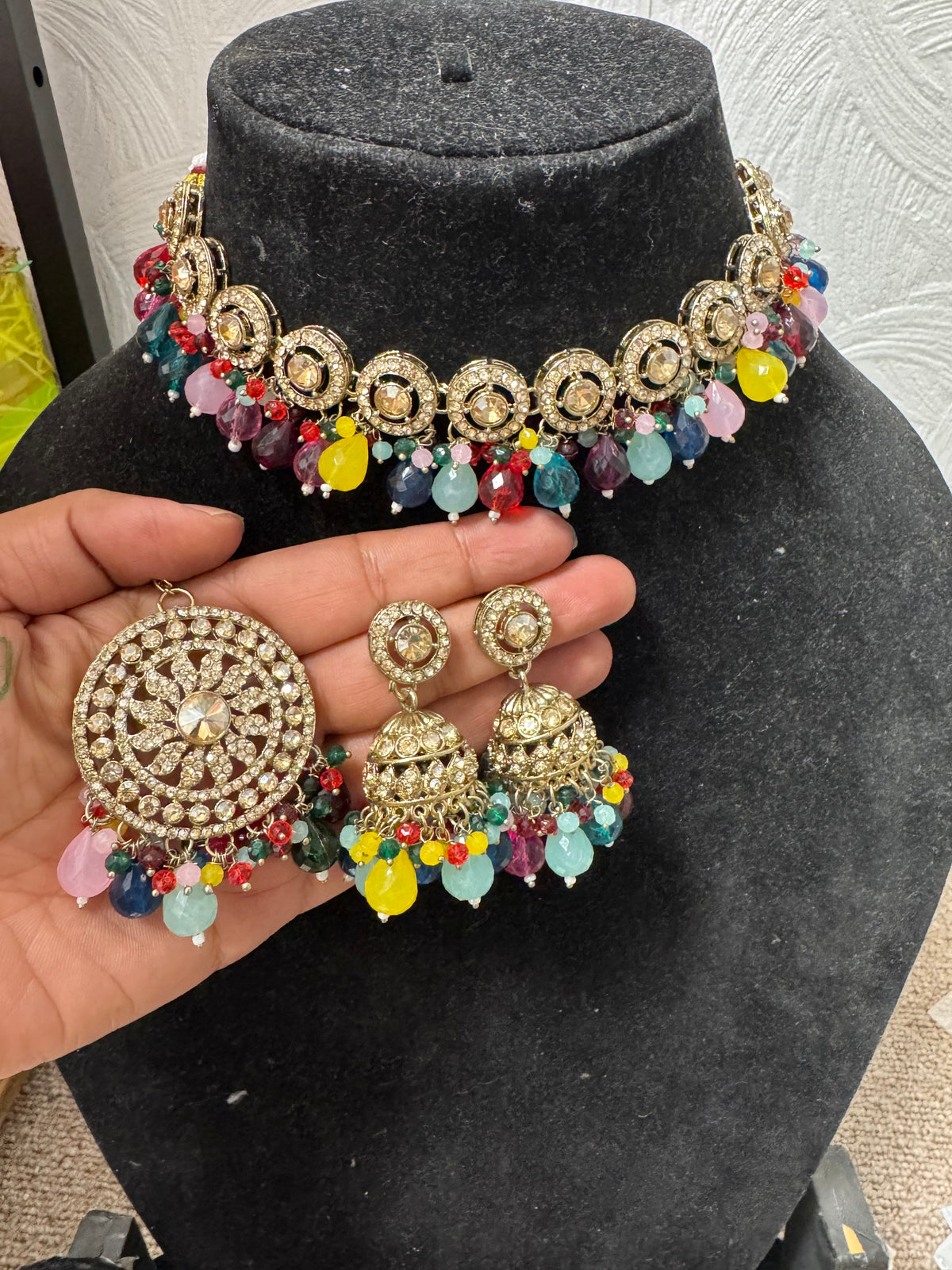 Indian Pakistani Bollywood jewellery set