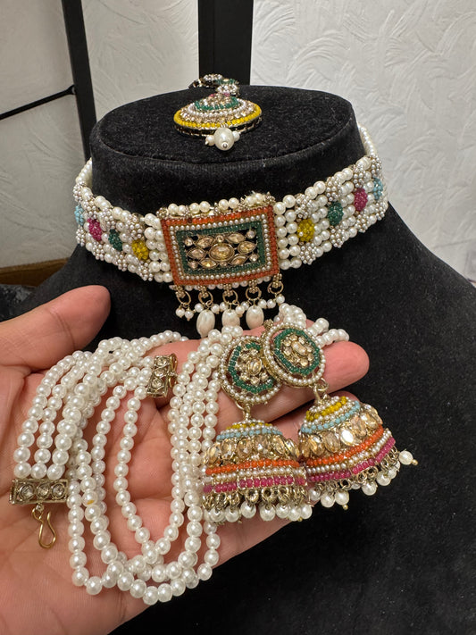 Bollywood Indian Pakistani Afgani jewellery set