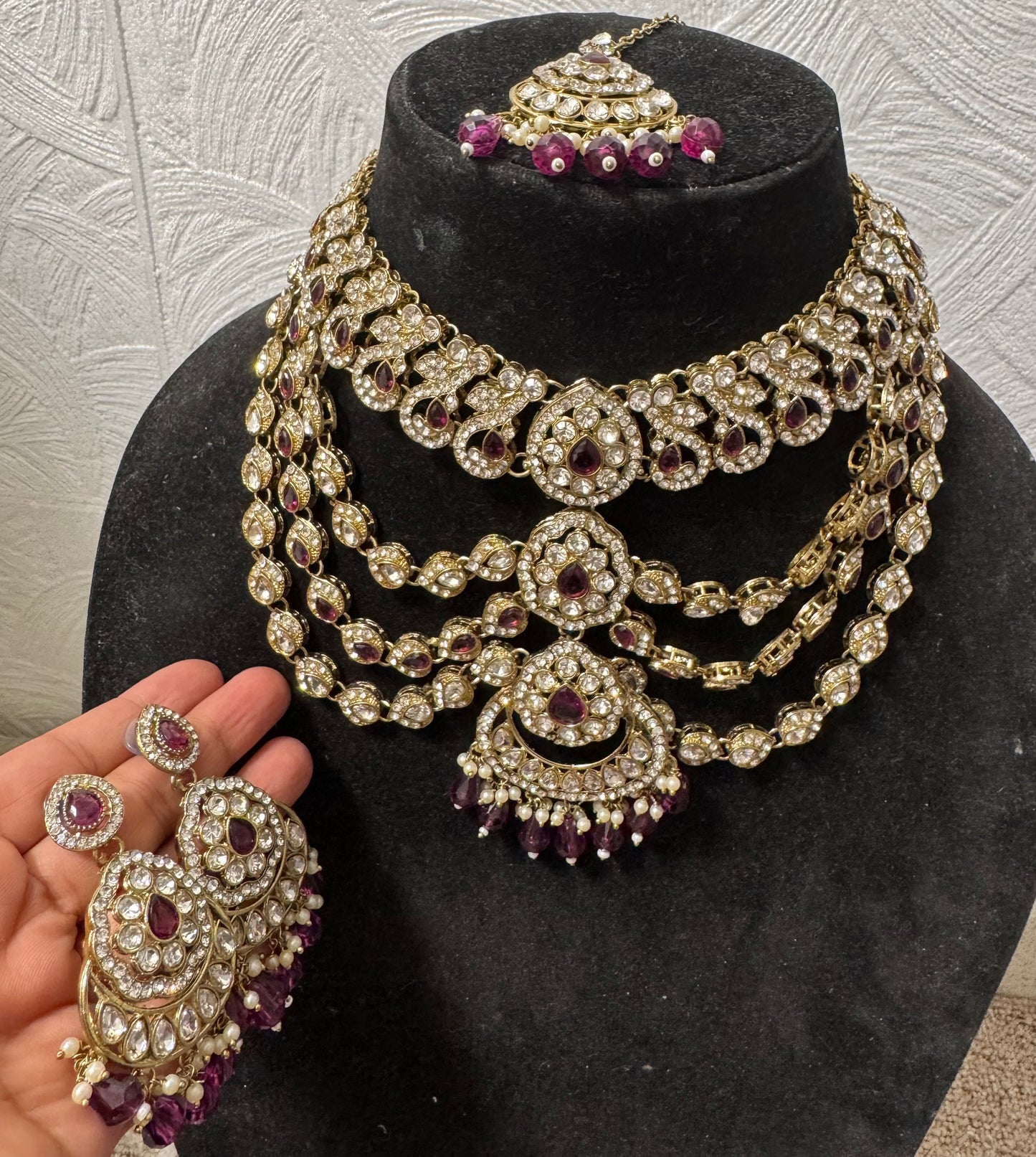 Bollywood Indian Pakistani jewellery set