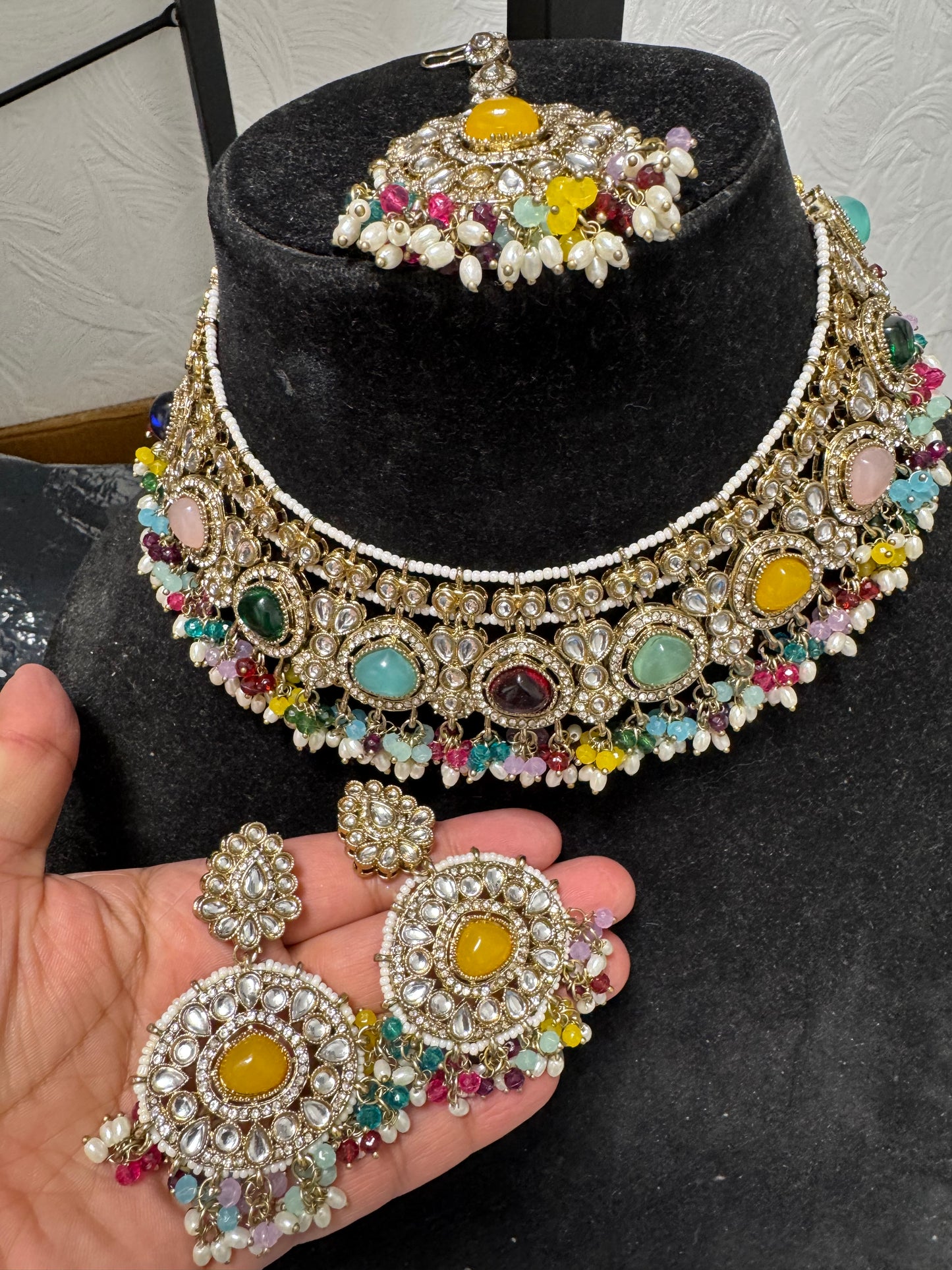 Bollywood Indian Pakistani Afgani jewellery set